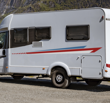 Stripes side campervan decal - TenStickers