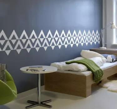Triangular Border Sticker - TenStickers