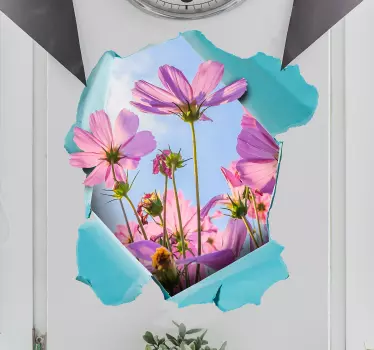 trompe l'oeil landscapes visual effects wall sticker - TenStickers