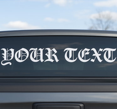 Van sticker customizable vehicle decal - TenStickers
