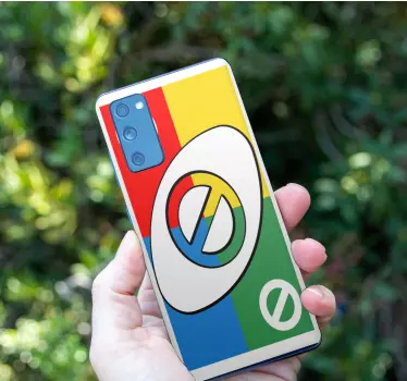 Vibrant Colorful Pattern Samsung stickers - TenStickers
