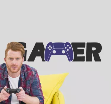 Video game sticker gamer control design - TenStickers