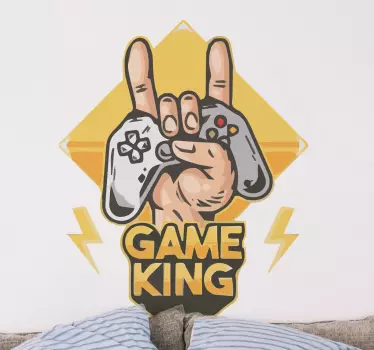Video game sticker hand gesture controller - TenStickers