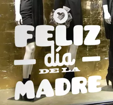 Vinilo etiqueta tienda día de la madre shop window sticker - TenStickers