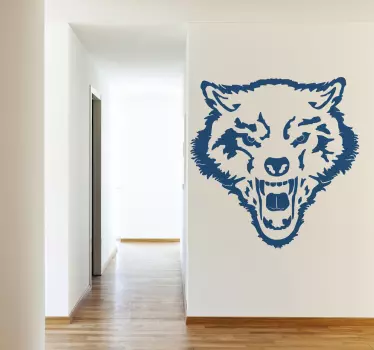 Wild Wolf Decal - TenStickers