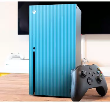 Xbox wrap azure striped wrap - TenStickers