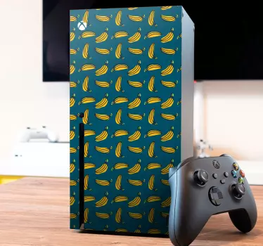 Xbox wrap banana pattern skin - TenStickers