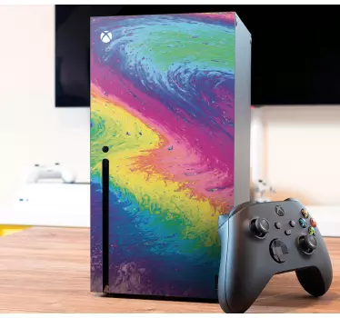 Xbox wrap colorful console cover - TenStickers