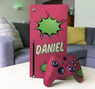 Xbox wrap comic book style stickers - TenStickers