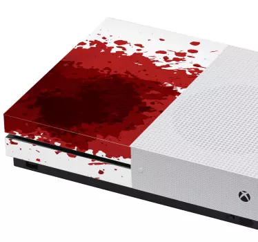 Xbox wrap crimson splash cover - TenStickers