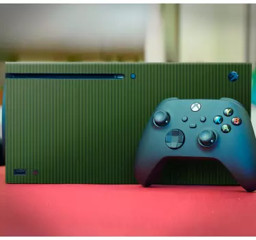 Xbox wrap green textured cover - TenStickers