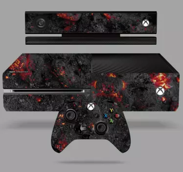 Xbox wrap volcanic texture skin - TenStickers