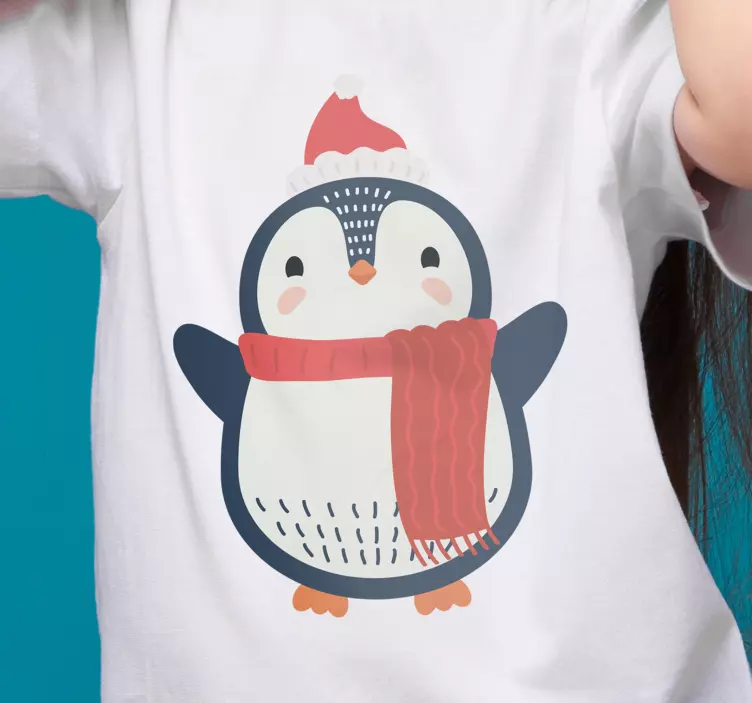 Cute penguin Christmas shirt - TenStickers