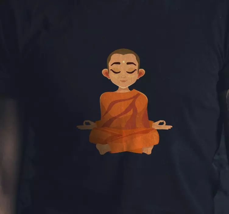 Meditation  custom t-shirt - TenStickers