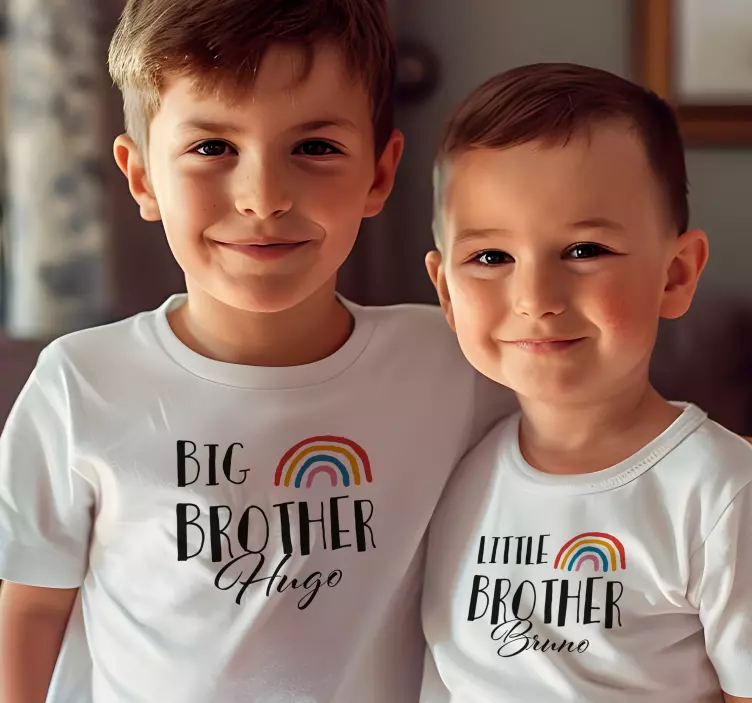 rainbow brothers T-shirts with name - TenStickers