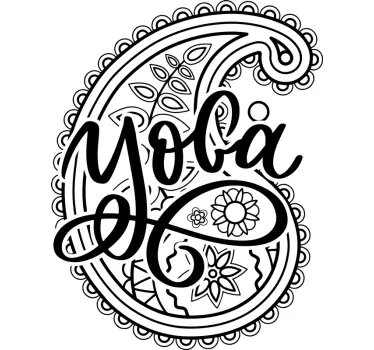 Elegant yoga inspired style t-shirt - TenStickers