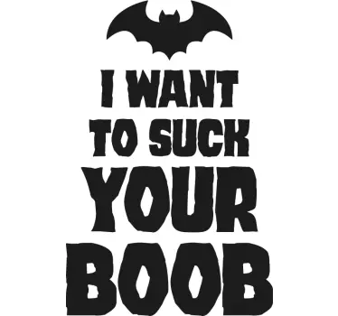 Toddler shirt I want to suck your boob Halloween t-shirt - TenStickers