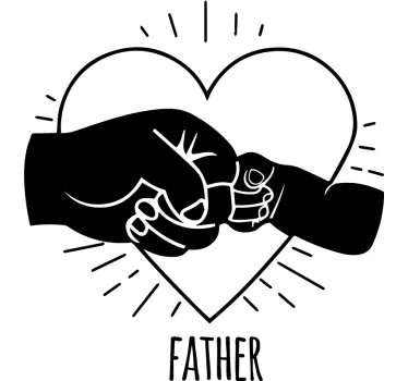 Father and son t-shirts celebrating their bond - TenStickers