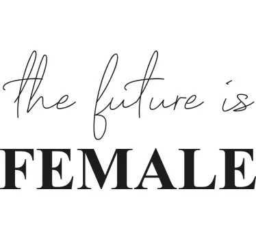 Mother and daughter t-shirt empowering future messages - TenStickers