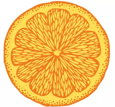 Bright yellow citrus t-shirt - TenStickers