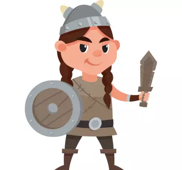 Viking Drawing Kids shirt - TenStickers