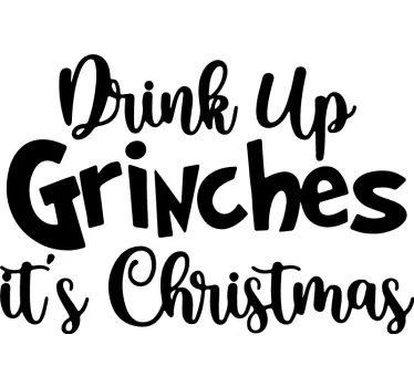 Christmas t-shirt grinch inspired holiday shirt - TenStickers