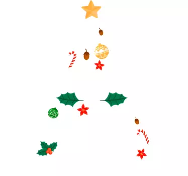 xmas tree merry christmas christmas tee shirts - TenStickers