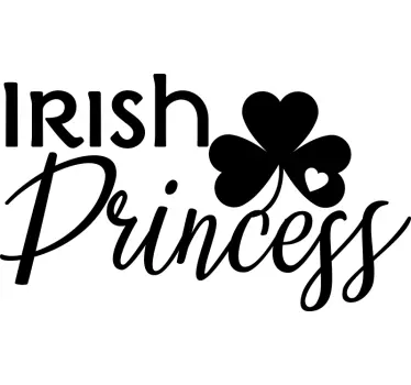 Irish princess Kids shirt - TenStickers