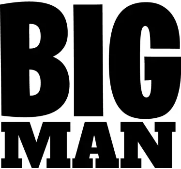 Big man, little man Father  and son matching shirts - TenStickers