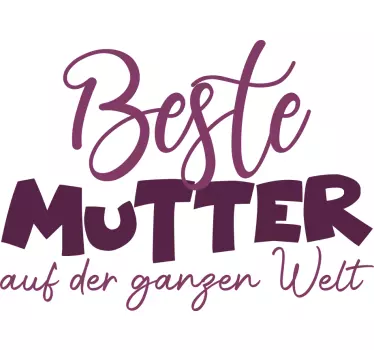 Mother and daughter t-shirt best mom ever - TenStickers