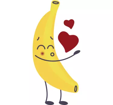 Cute banana characters t-shirt - TenStickers