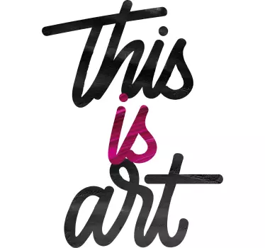 Artistic expression t-shirt - TenStickers