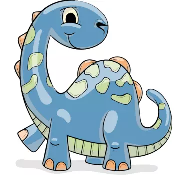 Kids t-shirt happy dinosaur smiles - TenStickers