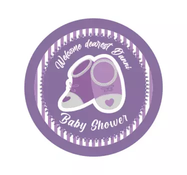 Welcoming invitation baby t-shirt - TenStickers
