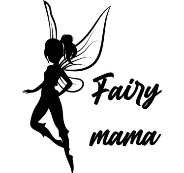 Mother and daughter t-shirt fairy-themed matching set - TenStickers