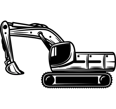Kids t-shirt excavator adventure tee - TenStickers