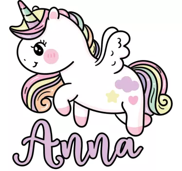 Pink magic unicorn Kids shirt - TenStickers