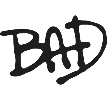 Bold red graphic design t-shirt - TenStickers