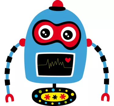 Kids t-shirt colorful robot design - TenStickers