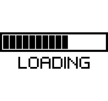 Kids t-shirt with loading progress graphic - TenStickers
