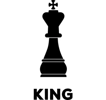 Stylish king graphic t-shirt - TenStickers
