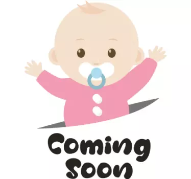 Funny Coming Soon Maternity Baby t-shirt - TenStickers