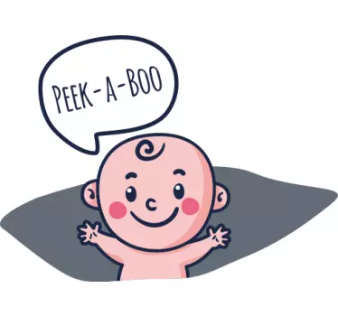 Kids t-shirt cute baby delight - TenStickers