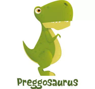 Funny Maternity Dinosaur Joke Baby t-shirt - TenStickers