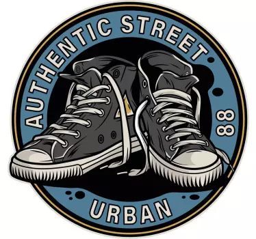 Urban sneaker style t-shirt - TenStickers