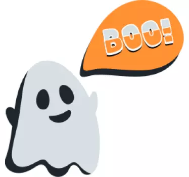 Cute ghost tee kids t-shirt - TenStickers