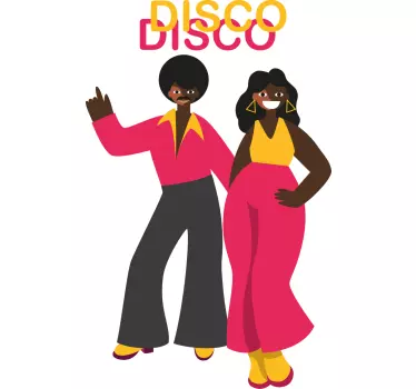 Retro disco vibes t-shirt - TenStickers