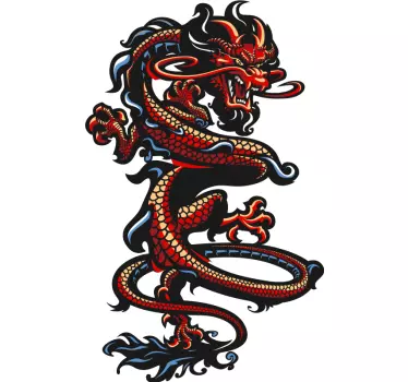 Majestic dragon design t-shirt - TenStickers