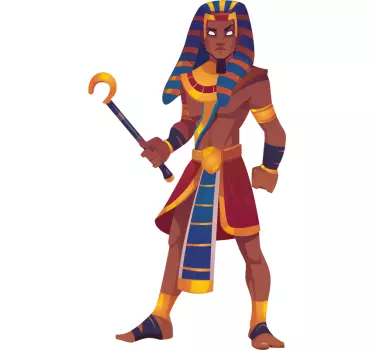 Kids t-shirt pharaoh character design - TenStickers