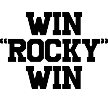 "Win Rocky Win" t-shirt - TenStickers